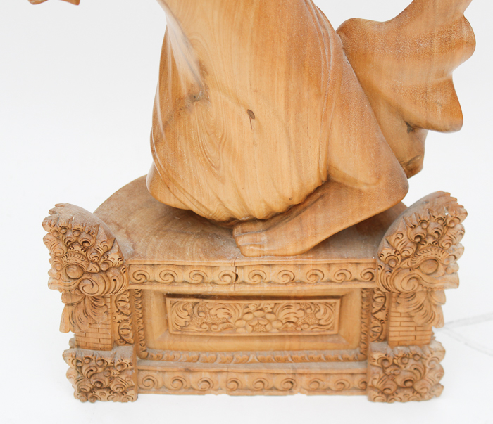 Balinese Sculpture of a Legong Dancer