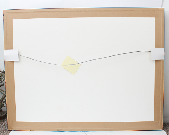 Indian Gouache Painting on Linen Scroll