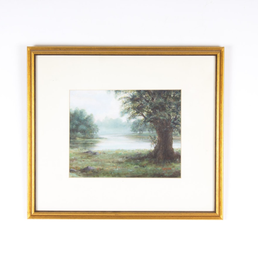 M. Pettis Original Oil Landscape on Canvas