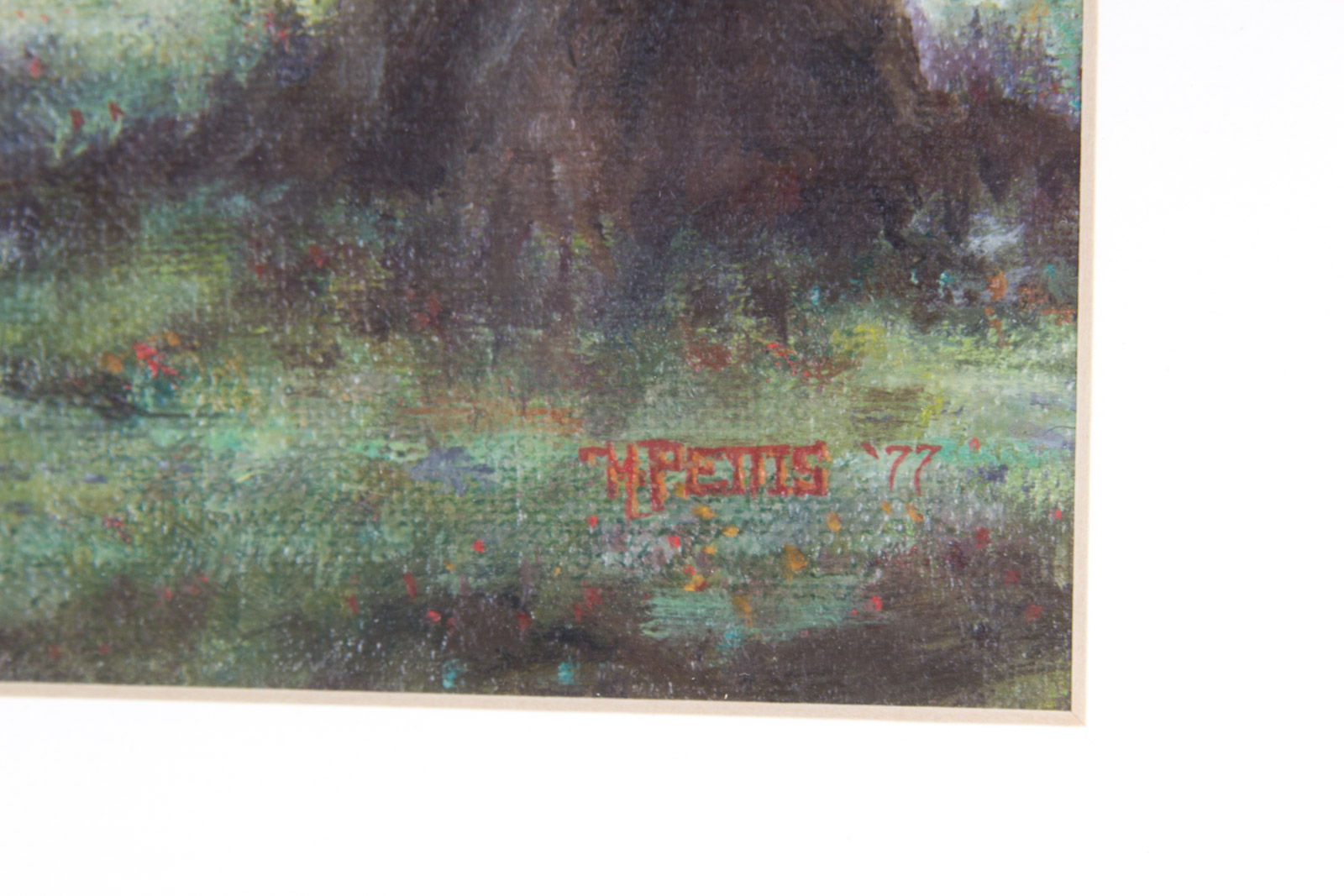 M. Pettis Original Oil Landscape on Canvas