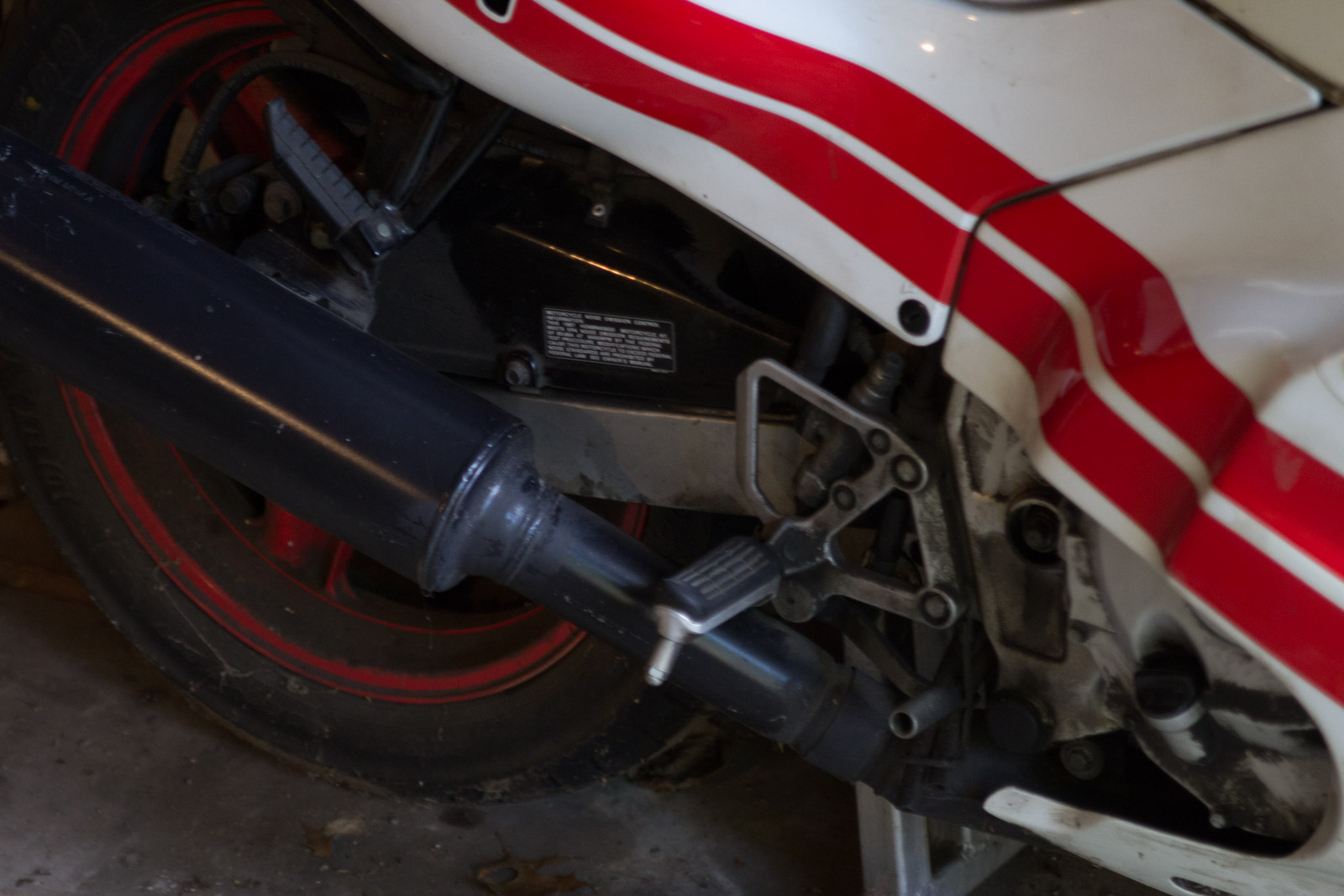 1987 Honda Hurricane CBR600F Motorcycle