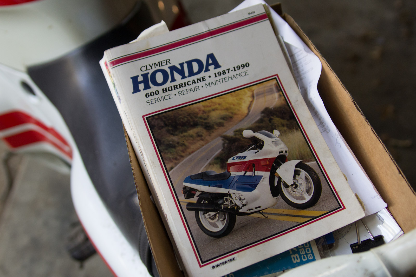 1987 Honda Hurricane CBR600F Motorcycle