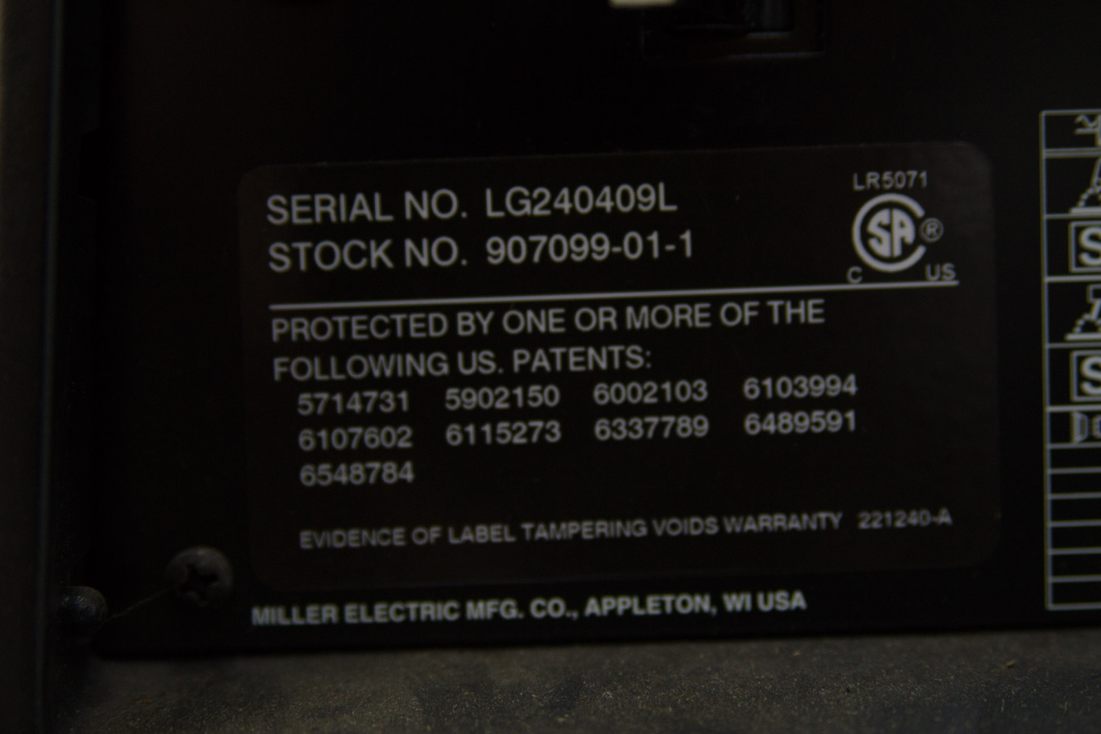 Miller "Dynasty 200DX" TIG Welder