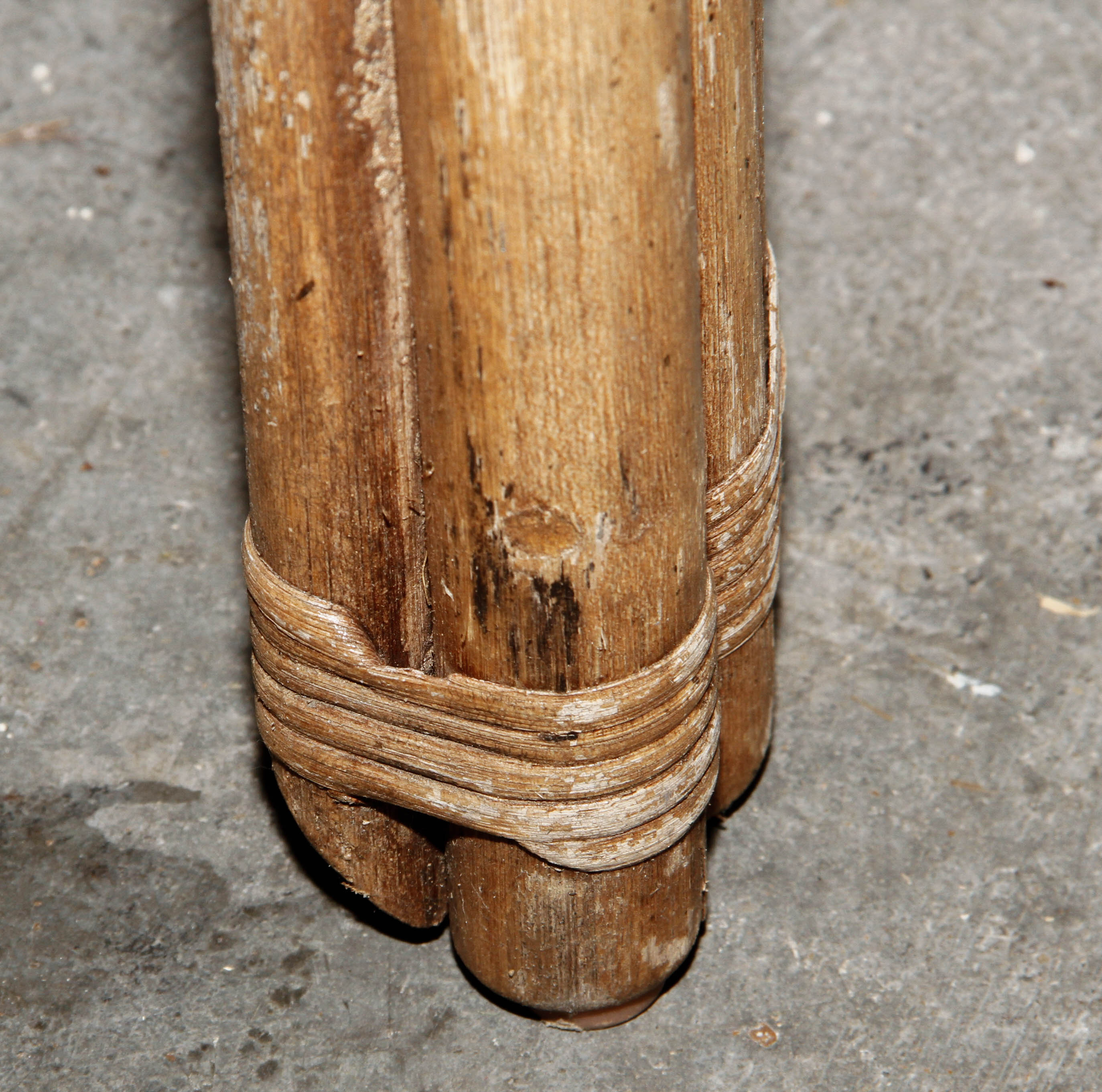 Pair of Rattan Tables