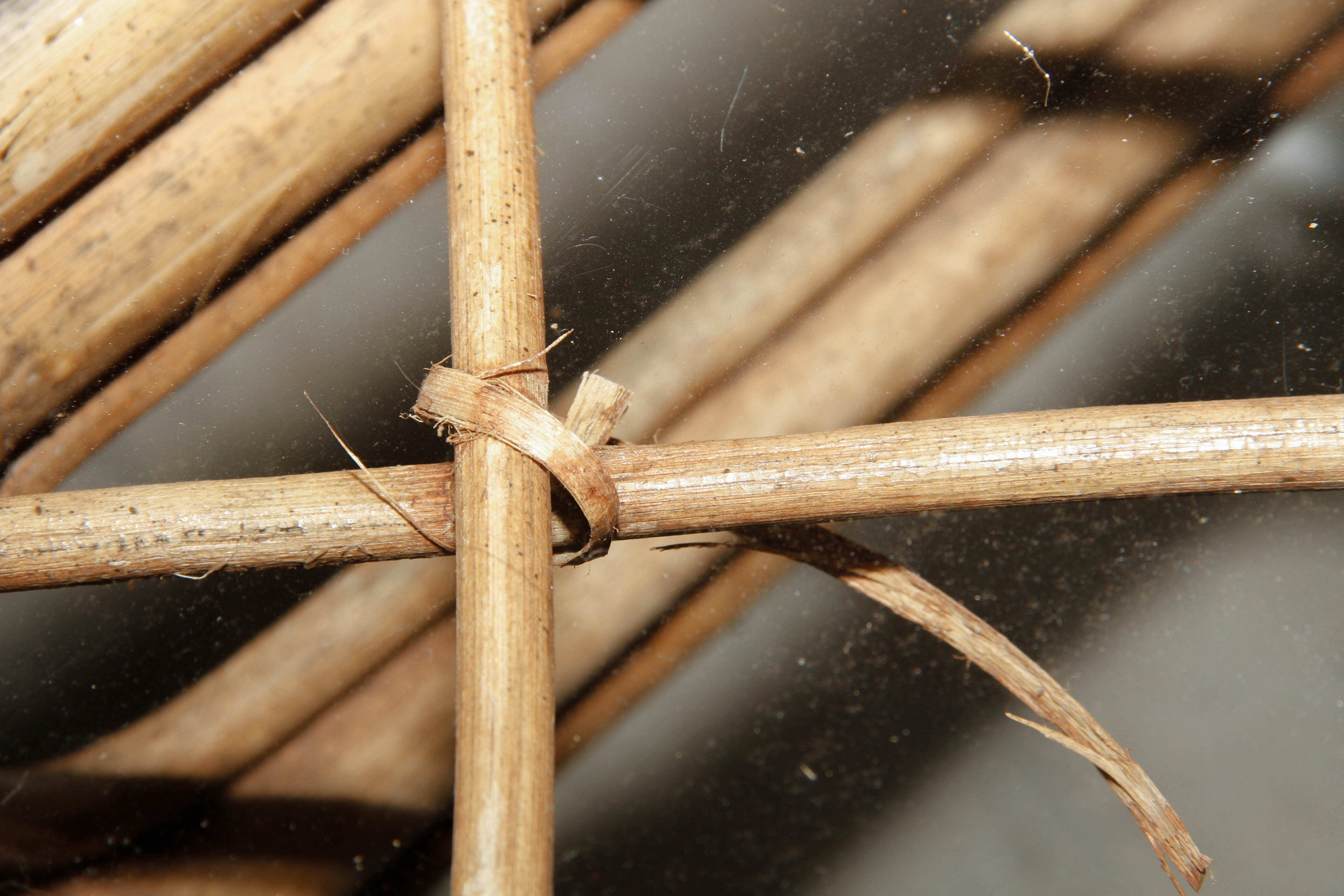 Pair of Rattan Tables