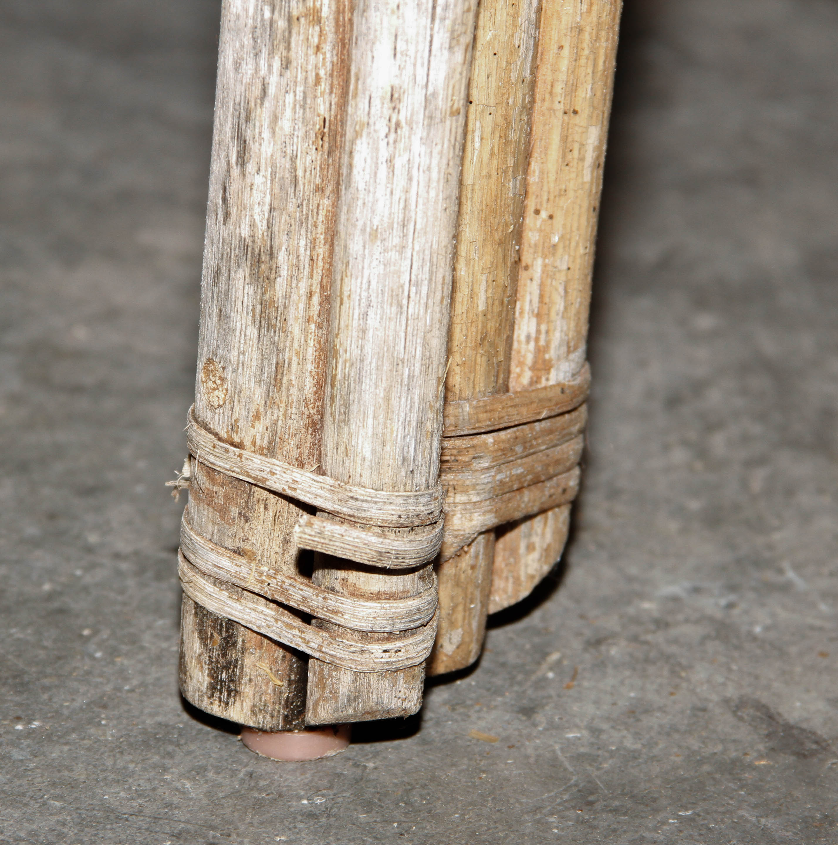 Pair of Rattan Tables