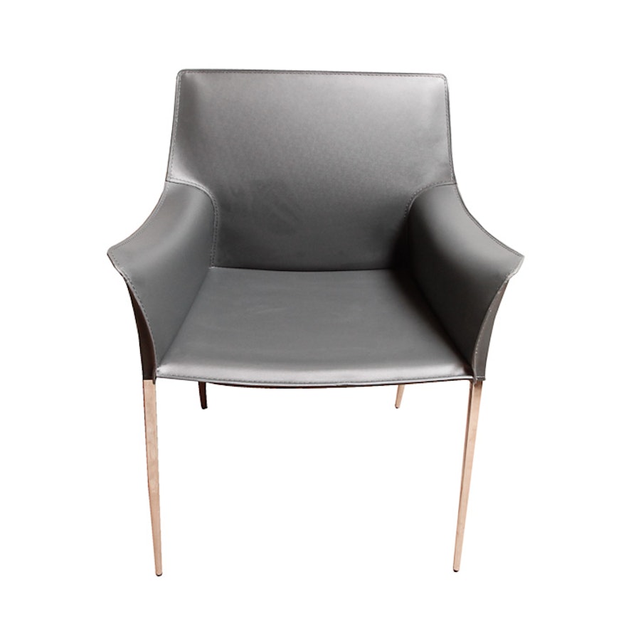 Nuevo Living "Colter" Modern Leather Armchair