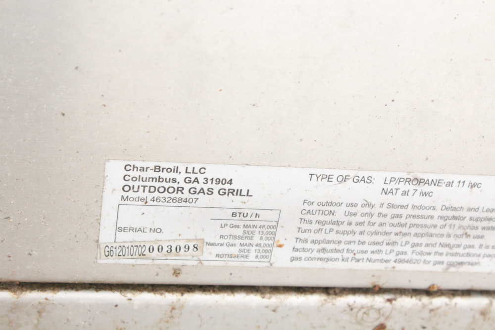 TEC Char-Broil Natural Gas Outdoor Grill