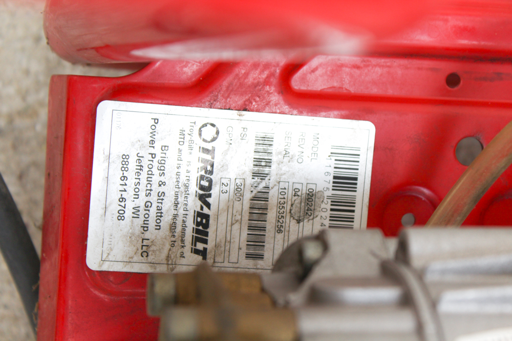 Troy-Bilt Pressure Washer