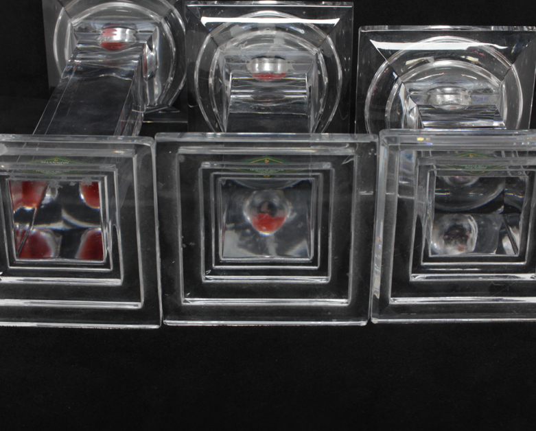 Shannon Crystal Square Candle Holders