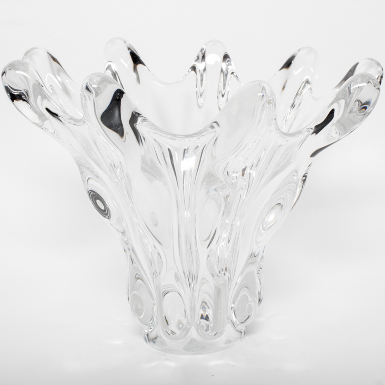 French Art Vannes Crystal Vase