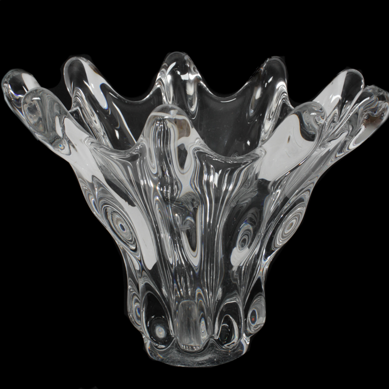 French Art Vannes Crystal Vase