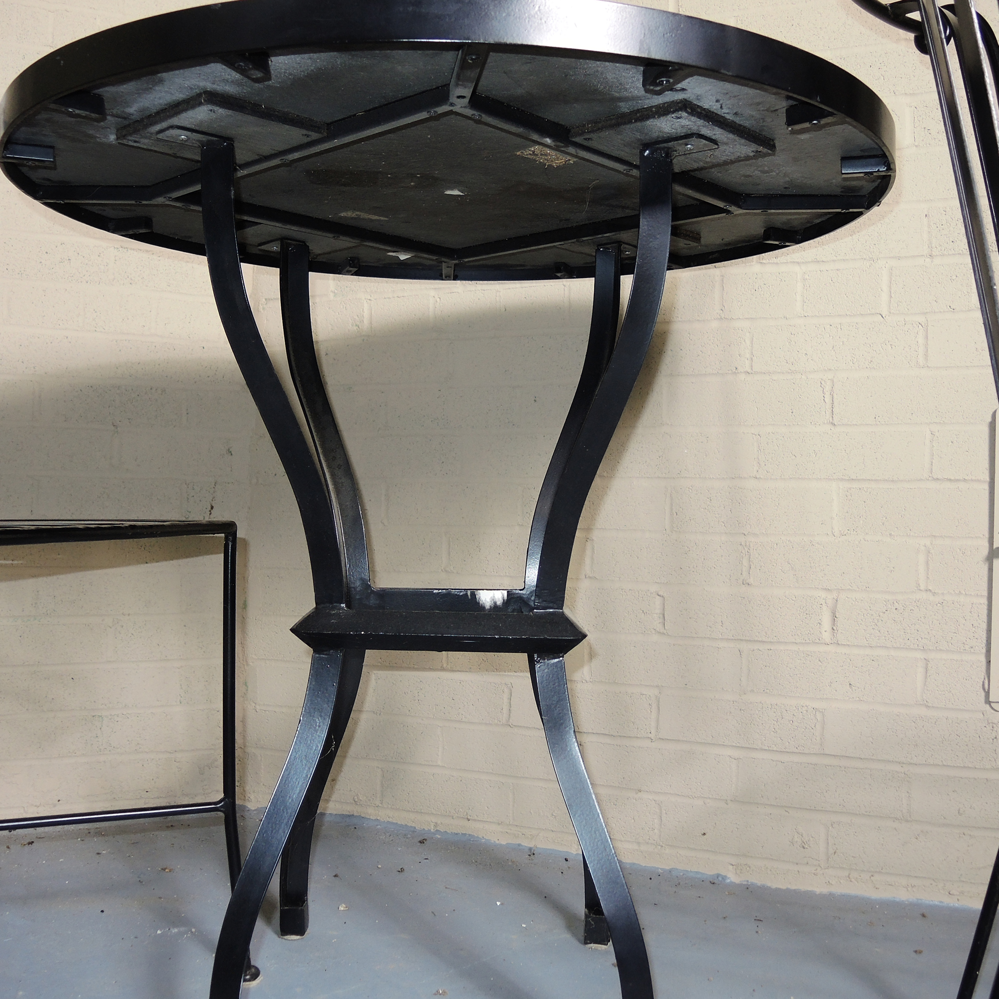 Pier One Tile Top Patio Table and Two Chairs