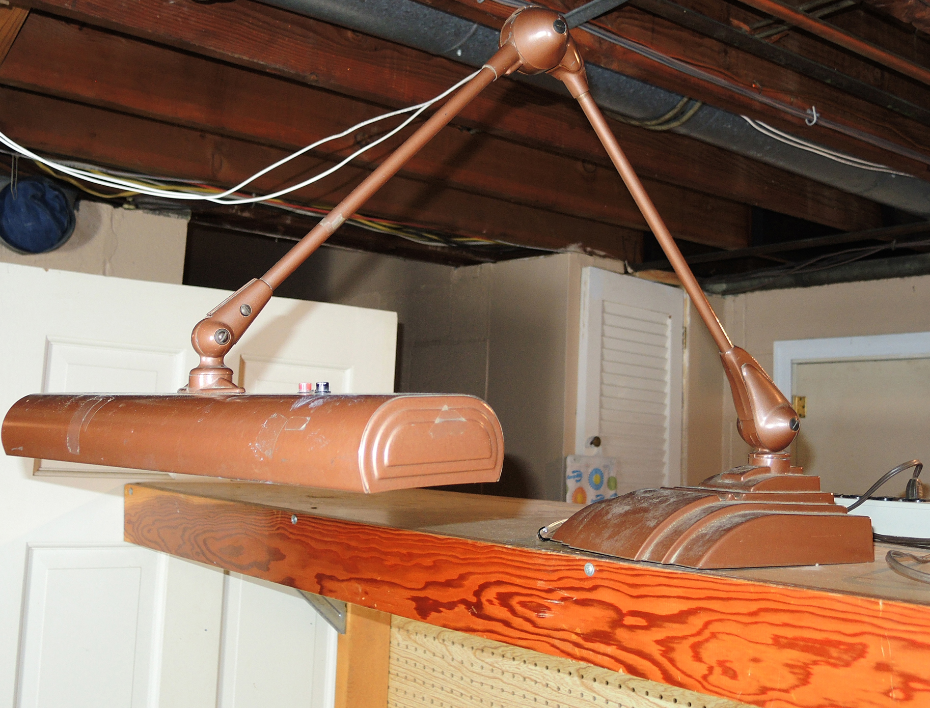 Large Work Bench, Hardware, Lamp, Hand Tools and More