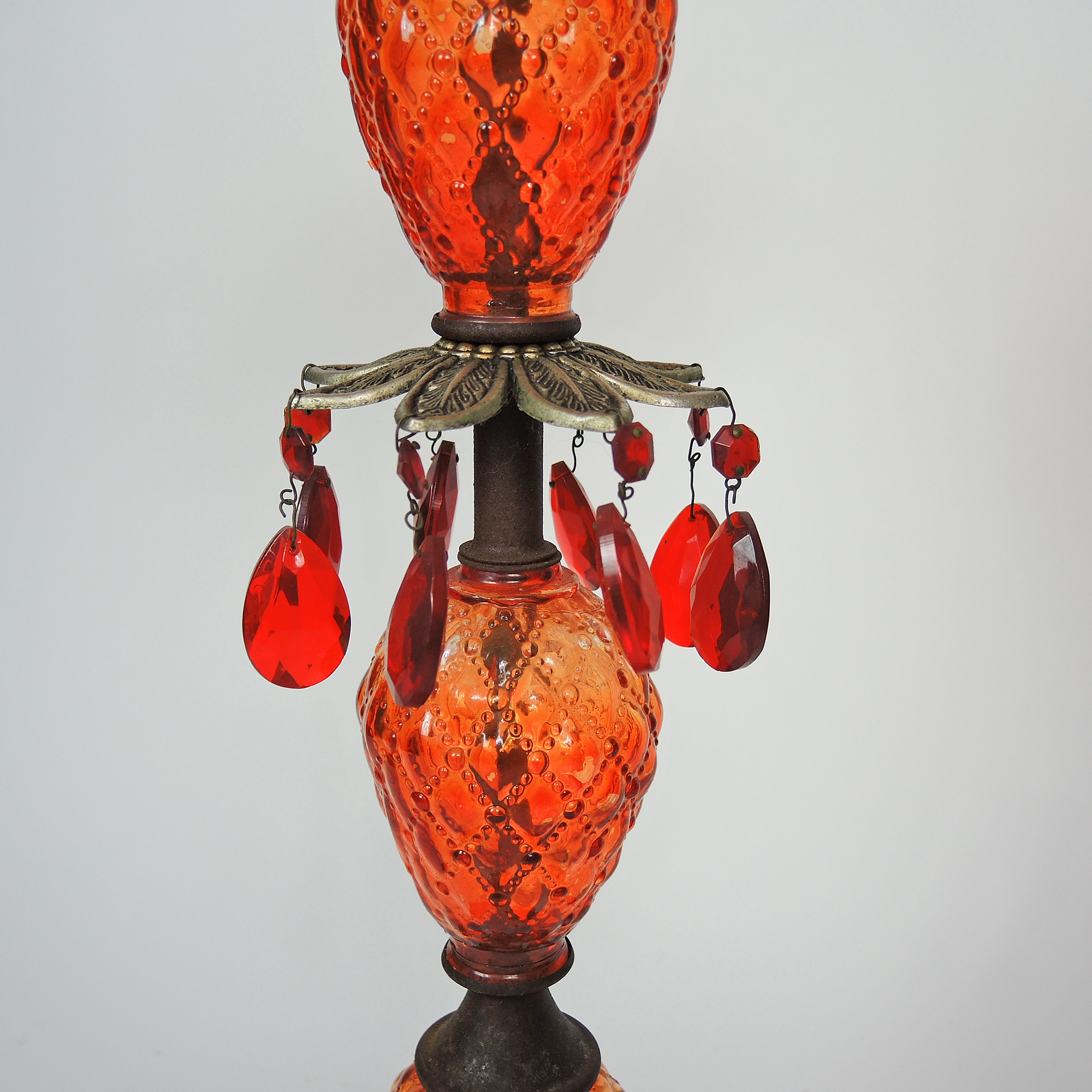 Vintage Flash Glass Smoking Stand