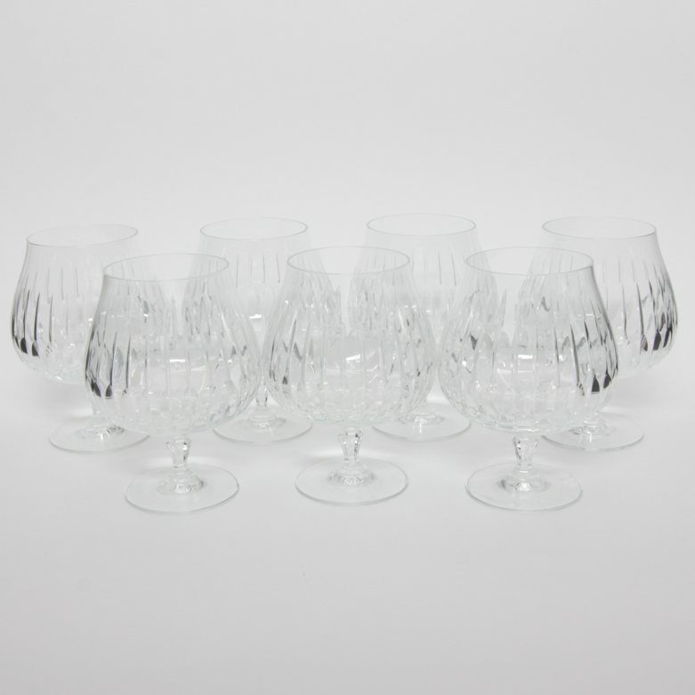 Set of Crystal Brandy Snifters