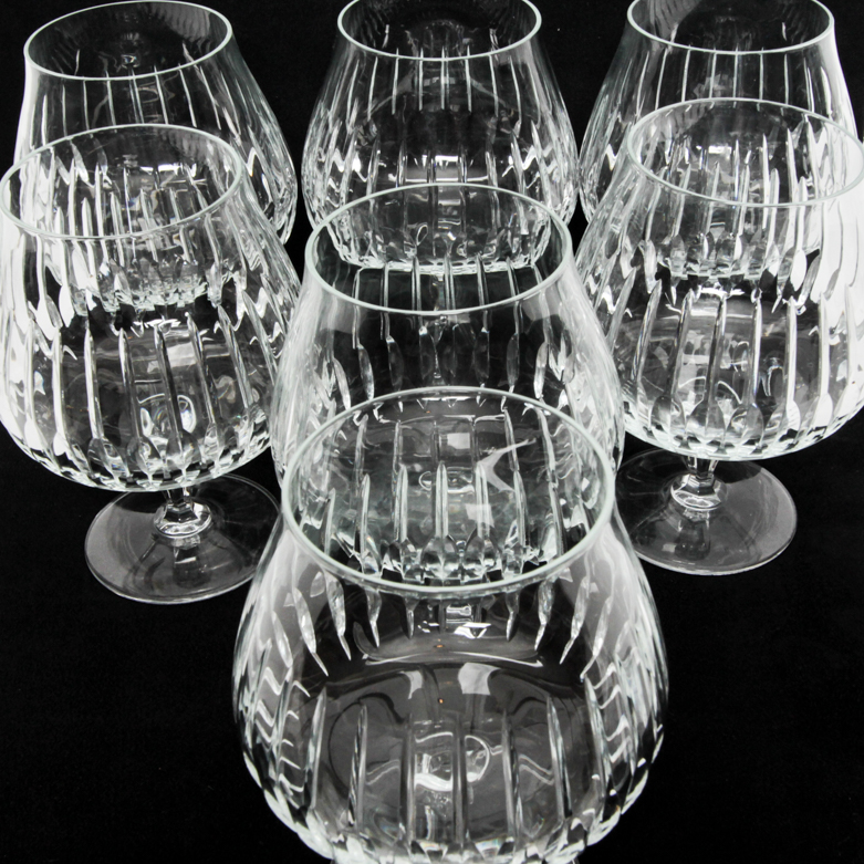 Set of Crystal Brandy Snifters