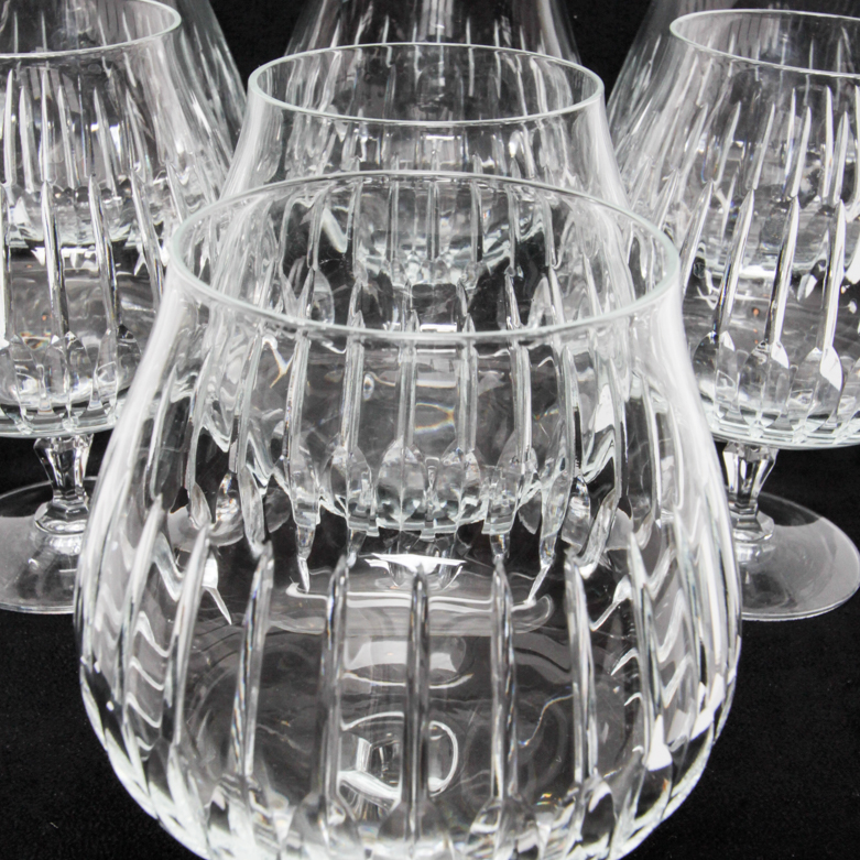 Set of Crystal Brandy Snifters