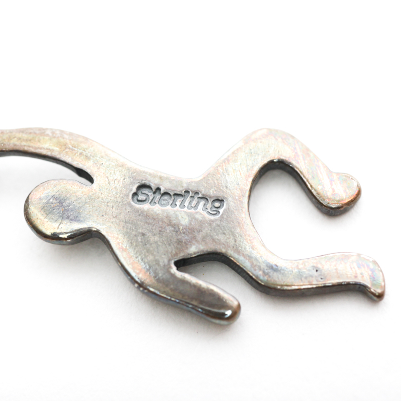 Sterling Silver Figural Pendant Necklace