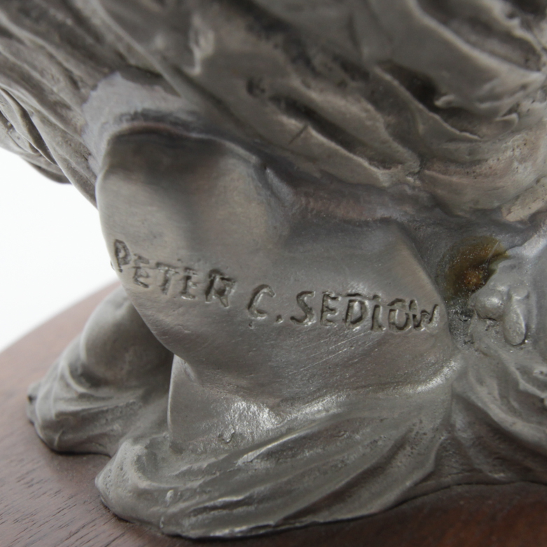 Peter C. Sedlow Limited Edition Pewter Sculpture "Whitewater Rush"