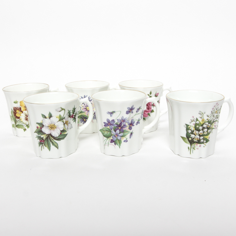 Set of Royal Grafton Bone China Teacups