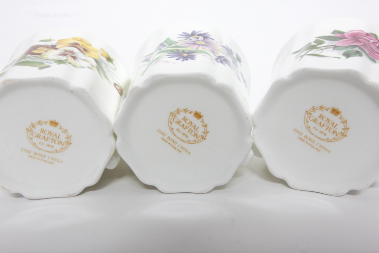 Set of Royal Grafton Bone China Teacups