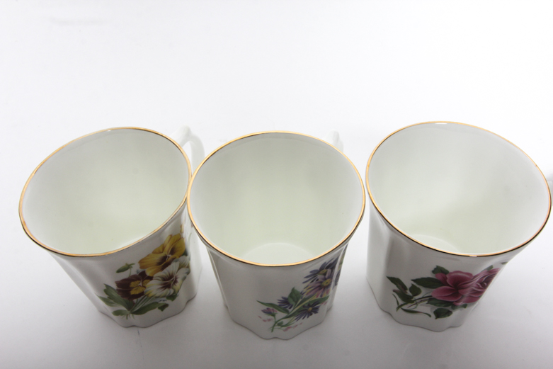 Set of Royal Grafton Bone China Teacups