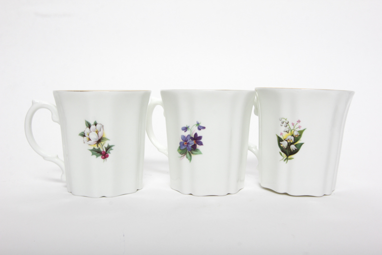 Set of Royal Grafton Bone China Teacups