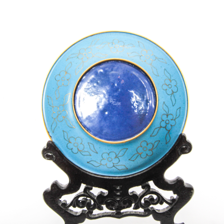 Assortment of East Asian Cloisonné and Ceramic Pieces