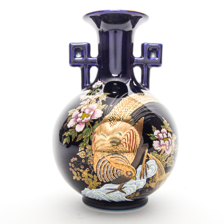 Assortment of East Asian Cloisonné and Ceramic Pieces