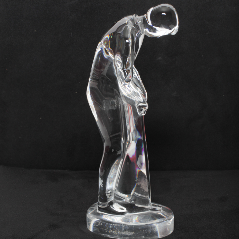 Baccarat "Augusta Golfer" Crystal Figurine