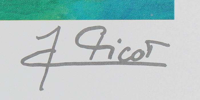 After Jean-Claude Picot Giclee Print on Paper "Un Soir D'Ete"