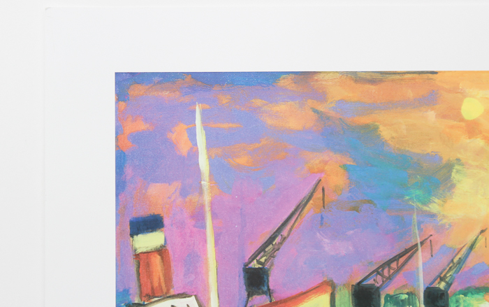 After Jean-Claude Picot Giclee Print on Paper "Un Soir D'Ete"