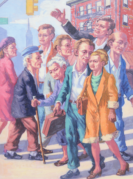 Dennis Boileau Offset Lithographs on Paper "City Streets"