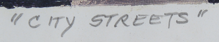 Dennis Boileau Offset Lithographs on Paper "City Streets"