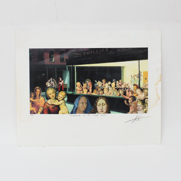 Offset Lithograph on Paper "Madonna of the Night Shift"