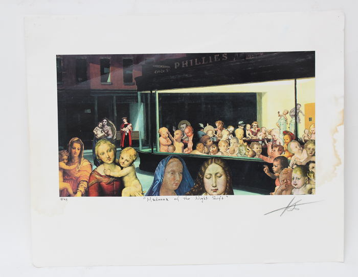 Offset Lithograph on Paper "Madonna of the Night Shift"