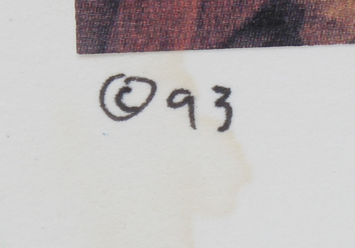 Offset Lithograph on Paper "Madonna of the Night Shift"