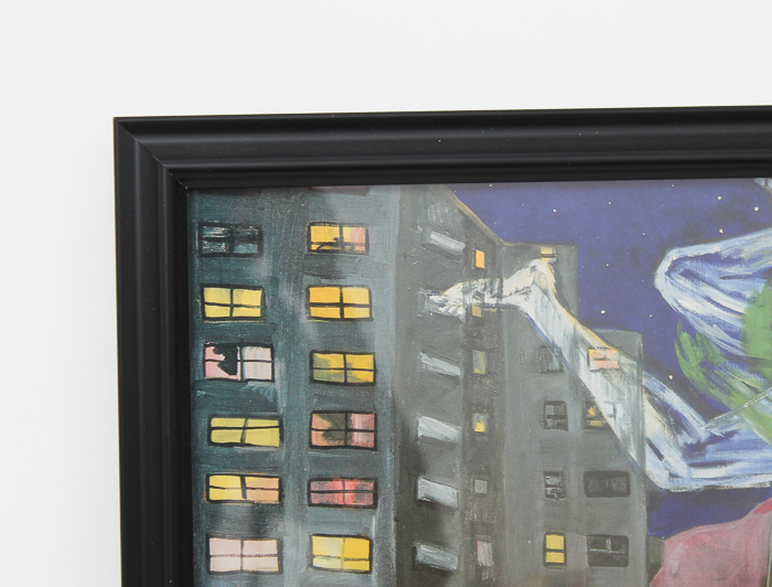 After Red Grooms Offset Lithograph Print "Chance Encounter at 3 A.M."