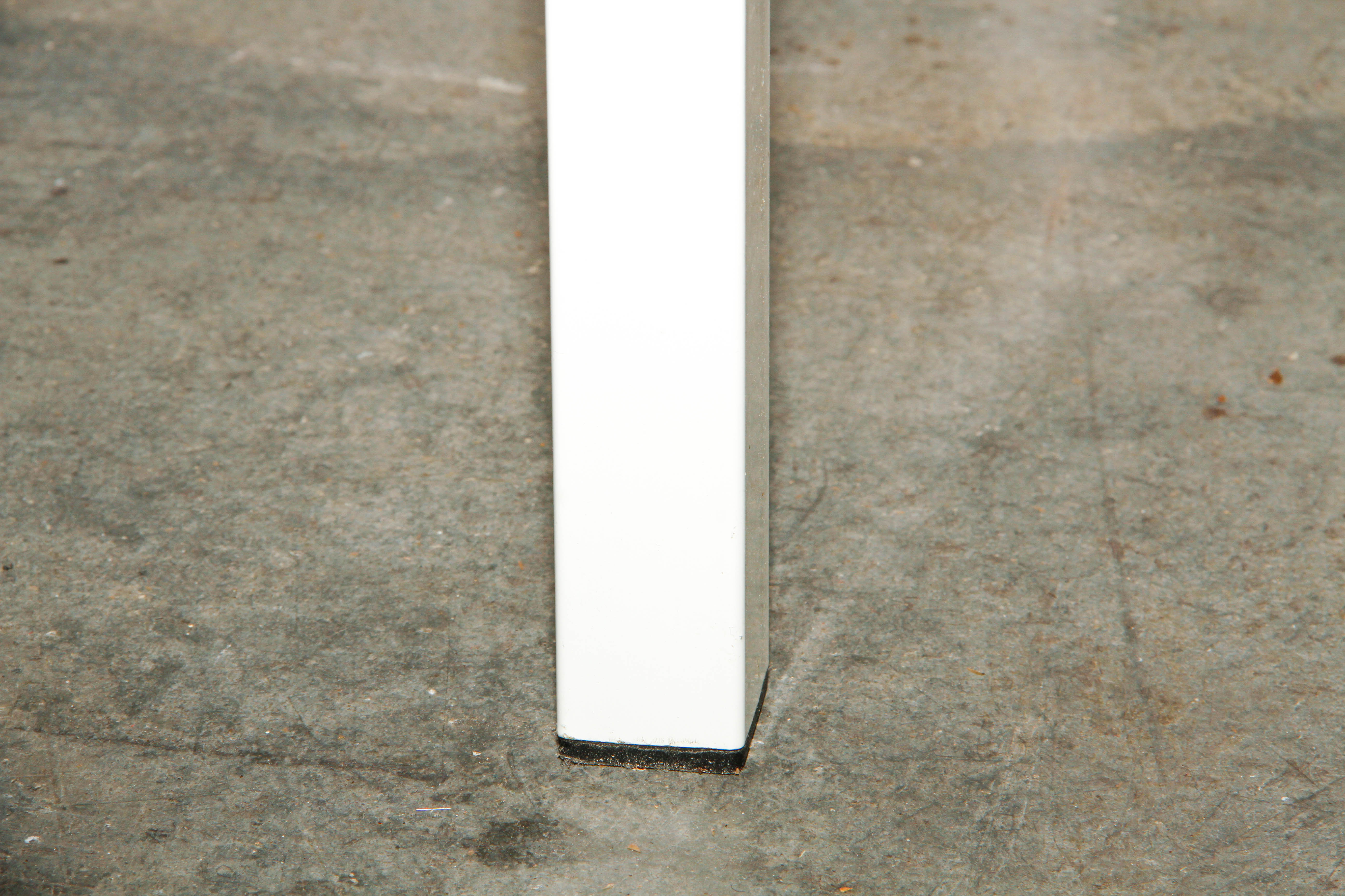 White Metal Barstools by Dimensions