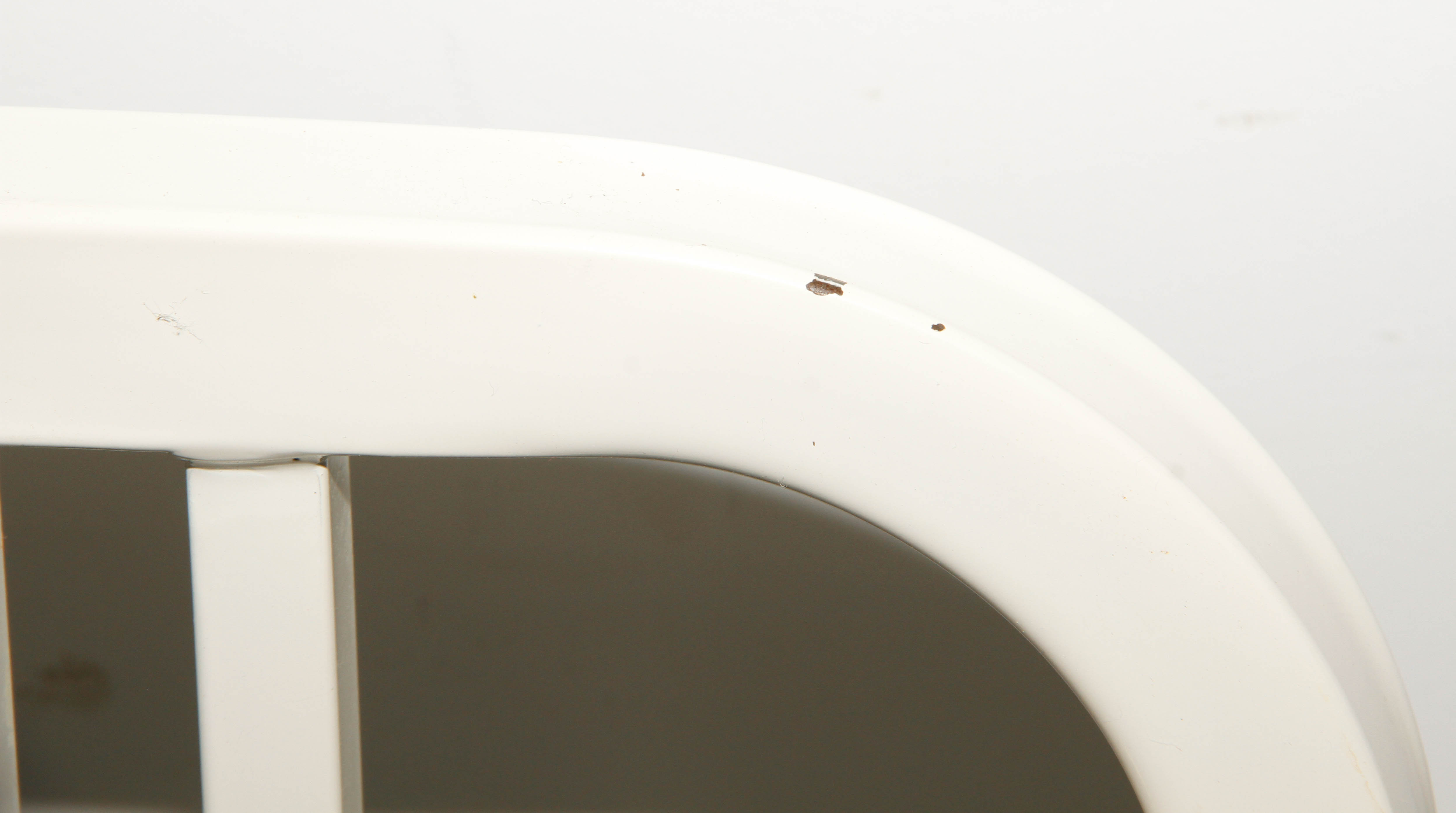 White Metal Barstools by Dimensions