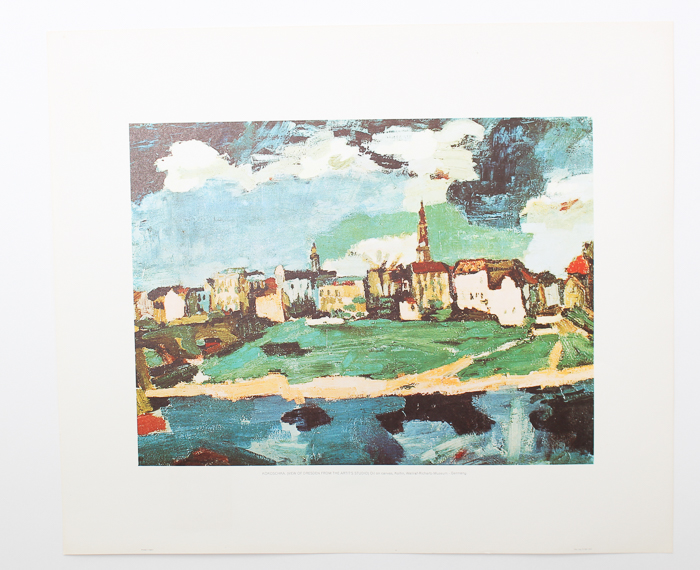 After Kokoschka Offset Lithograph Prints on Paper