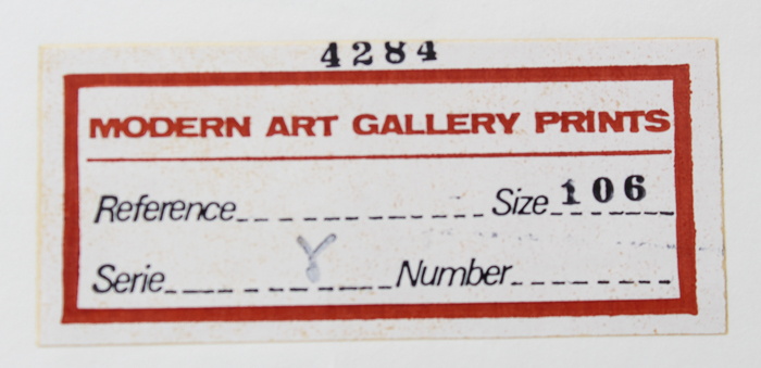 After Kokoschka Offset Lithograph Prints on Paper