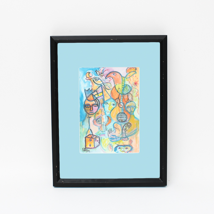 Watercolor Painting on Paper