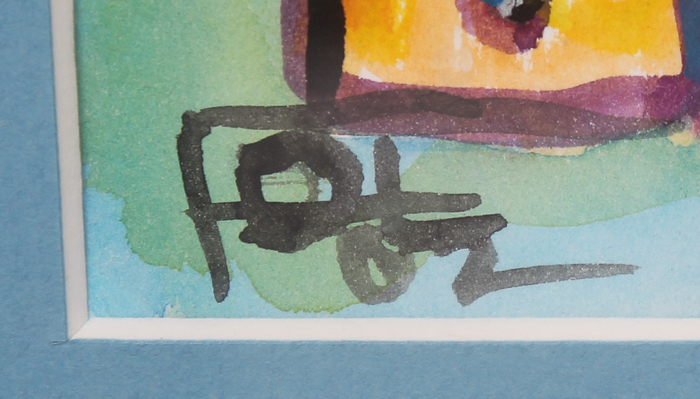 Watercolor Painting on Paper