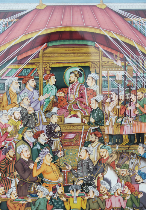 Indo-Persian Gouache Painting on Paper