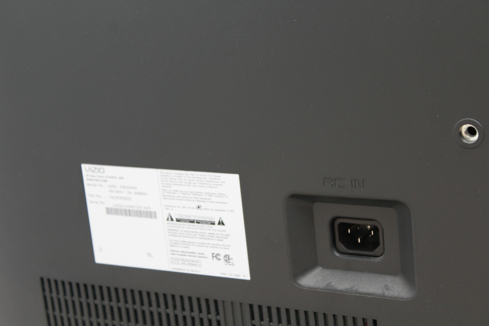 Vizio LCD 41" Television and Sony Blu-ray Player