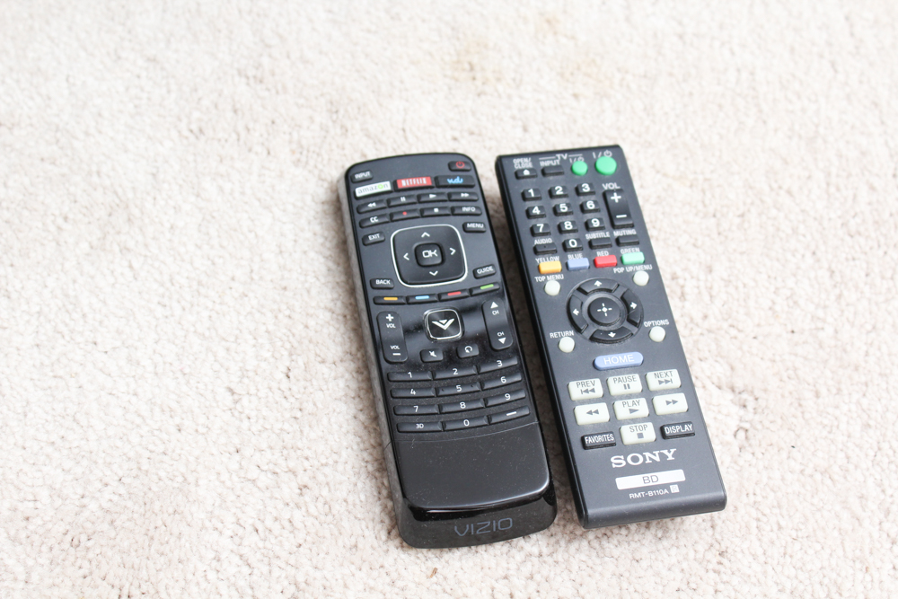 Vizio LCD 41" Television and Sony Blu-ray Player