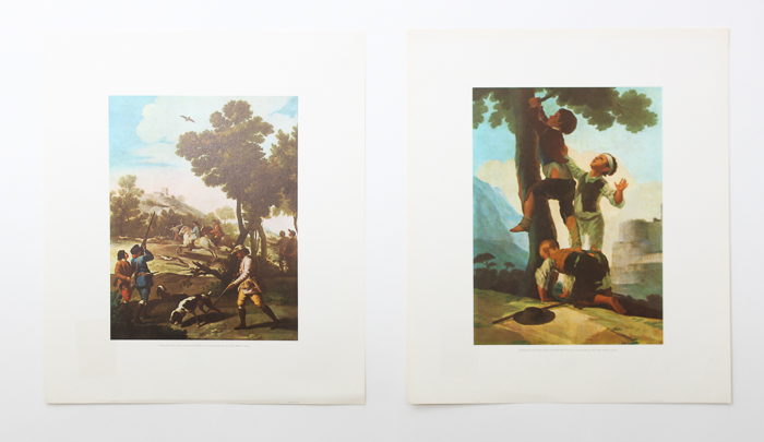 After Goya Offset Lithograph Prints on Paper
