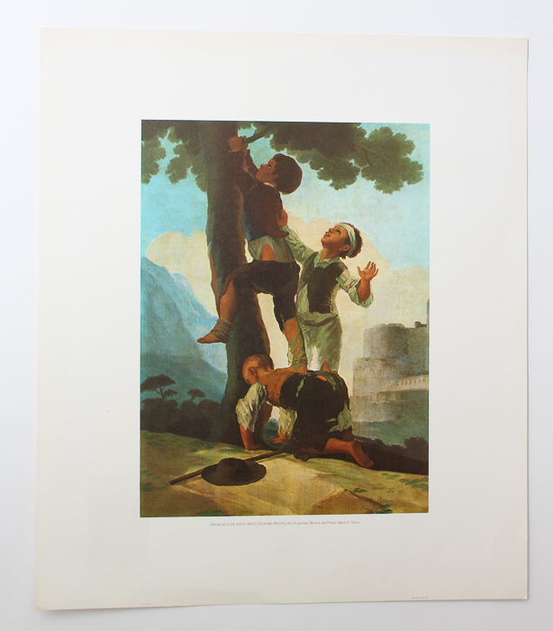 After Goya Offset Lithograph Prints on Paper